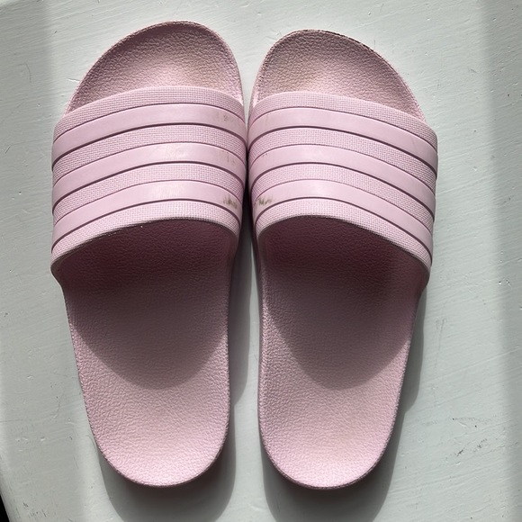 Adidas Pink Slide-on Sandals women’s size 5 - Picture 8 of 9